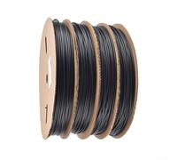 Guaina termorestringente nera, lunghezza 100 m, materiale PE, rapporto di restringimento 2:1, per la protezione dei cavi in elettrodomestici, apparecchiature audio e progetti fai da te (5 mm)