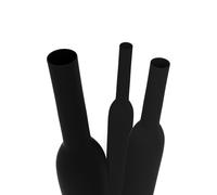 GUAINA TERMORESTRINGENTE NERA TERMORETRAIBILE PROTEZIONE CAVI 3,2-4,8-6,4-12,7mm