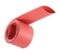 Guaina termorestringente Unifizz, 1 m di lunghezza, 25 mm di diametro, 41 mm di larghezza piatta, rapporto 2:1, colore rosso