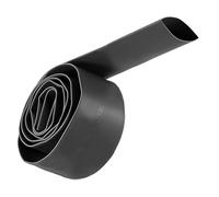 Guaina termorestringente Unifizz, 1 m di lunghezza, diametro 22 mm, larghezza piatta 37 mm, rapporto 2:1, colore nero