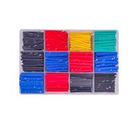 Guaina termoretraibile isolante 328X - Diametro da 1 mm a 14 mm, kit tubi ignifughi, schermatura semantica profonda per cavi automobilistici, materiale secondario, finiture in colori assortiti | Set p