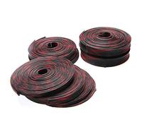 Guaine per Cavi Universale Cavo isolante intrecciato espandibile in PET da 10 m che protegge la guaina in nylon2 4 6 8 mm(Black Red,10MM_10 METER)