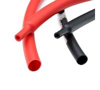 Guaine per Cavi Universale Tubo termoretraibile 3:1 da 10/50 metri con colla Tubi termorestringenti in poliolefina assortiti Guaine for cavi in filo metallico(15.4mm-10Meters,Black)