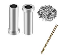 Guaine protettive 120 pezzi Kit di ferramenta per ringhiere in cavo in acciaio inossidabile T316 per ringhiere in cavo metallico da 1/8 di pollice