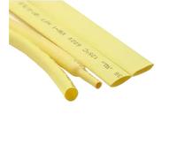 Guaine termorestringenti, Guaina termorestringente gialla, diametro 0,6 mm - 80, rapporto 2:1, tubo avvolgicavo da 1 a 10 metri(0.8mm,5 meters)