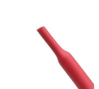 Guaine termorestringenti in PVC, Tubo termoretraibile elettrico rosso, dimensioni multiple, 1-5 m, rapporto 2:1(25MM*1METER)
