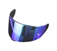 Guajiro - Visiera compatibile con LS2 | FF320| FF328 | FF353 | FF800| Schermo in policarbonato predisposto per Pinlock (Blu)