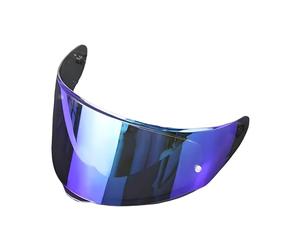 Guajiro - Visiera compatibile con LS2 | FF320| FF328 | FF353 | FF800| Schermo in policarbonato predisposto per Pinlock (Blu)