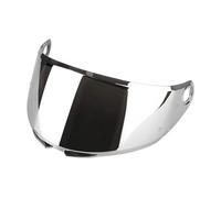 Guajiro - Visiera per casco compatibile con MT-V-28 / Thunder 4 - Schermo in policarbonato predisposto per Pinlock (Argento)