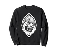 Guam Chamorro - Amo da Pesca da Spiaggia, Design Vintage Island Pride Felpa