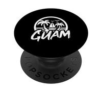 Guam - Chamorro - Isolani del Pacifico - Spiaggia dell'Oceano Tropicale PopSockets PopGrip Adesivo