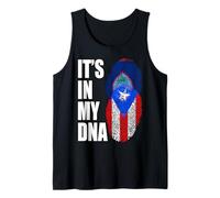 Guam e portoricano Mix Heritage Dna Flag Canotta