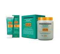 Guam Fanghi d'Alga Formula a Freddo - Kit di fanghi e crema anticellulite, 1000 g e 250 ml