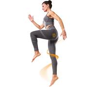 Guam Fibramar Power Fit, Leggings Donna, Grigio Melange, 38