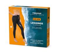 Guam Leggings Classico Fibramar Snellente Girovita con cerchietti e fasce Nero XS/S