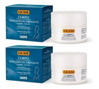 GUAM® Trattamento Drenante Gambe-Glutei Set da 2 2x200 ml Crema