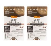 GUAM® Upker Kolor Tinta Capelli Biondo Intenso 7.0 Idf 2x140 ml Tintur