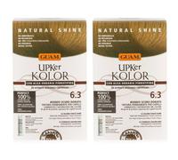 GUAM® Upker Kolor Tinta Capelli Biondo Scuro Dorato 6.3 Idf 2x140 ml T