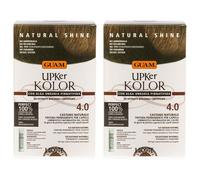 GUAM® Upker Kolor Tinta Capelli Castano Naturale 4.0 Idf 2x140 ml Tint