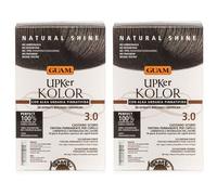 GUAM® Upker Kolor Tinta Capelli Castano Scuro 3.0 Idf 2x140 ml Tintura