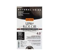 GUAM - UPKER KOLOR TINTURA PERMANENTE NATURALE con Alga Undaria ed Estratti BIO (4.0 CASTANO NATURALE)