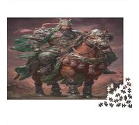 Guan Yu Jigsaw Puzzle Impossible 1000Pcs Tre Regni Decorazione Per La Casa. Rilassamento E Intelligence Per Adulti E Ragazzi Da 14 Anni 1000pcs (75x50cm)