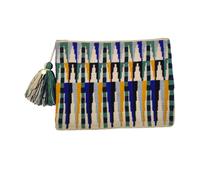 Guanabana Borsa Clutch Donna Royal Blue/Green T.U.