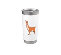 Guanaco Kawaii Bicchiere termico in acciaio inox doppia parete