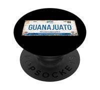 Guanajuato Mexico License Plate Mexican Travel Vacation PopSockets PopGrip Adesivo
