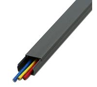 Guancia per cavi, Canalina portacavi quadrata, autoadesiva, design a scatto, 1 metro, multicolore, dimensioni multiple(Grey)