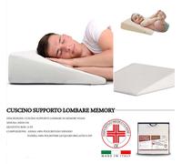 GUANCIALE angolo Cuscino supporto lombare memory REFLUSSO GASTRICO per Letto