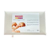 Bassetti Guanciale Lattice Memory Water - Gel Cuscino Made in Italy 40x70 cm Puro Cotone