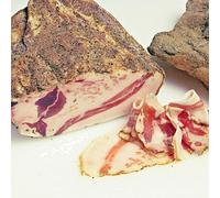 GUANCIALE CINTA SENESE Tracio 500gr STAGIONATO al Pepe GUANCIALI ITALIANI GOTA