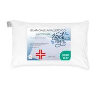 GUANCIALE cuscino ANALLERGICO EFFETTO Piuma GOOD NIGHT in Microsfere Made in Ita