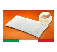 Guanciale cuscino per letto una piazza e mezza mis. 120x50 in lattice Memory Mad