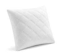 Guanciale in Memory Foam - Fiocchi di Schiuma Memory Foam - Ergonomico e Confortevole e Traspirante per un Sonno Rigenerante - Rivestimento in Microfibra - Certificato OEKO-TEX (60x60 cm, 1 unità)