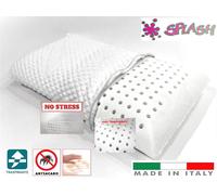 GUANCIALE MEMORY FOAM CUSCINO SAPONETTA FORATO TRASPIRANTE EFFETTO MASSAGGIANTE.