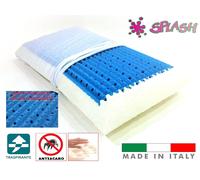 GUANCIALE MEMORY FOAM CUSCINO SAPONETTA FORATO TRASPIRANTE EFFETTO MASSAGGIANTE