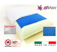 GUANCIALE MEMORY FOAM CUSCINO SAPONETTA FORATO TRASPIRANTE EFFETTO MASSAGGIANTE.