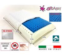 GUANCIALE MEMORY FOAM CUSCINO SAPONETTA FORATO TRASPIRANTE EFFETTO MASSAGGIANTE.