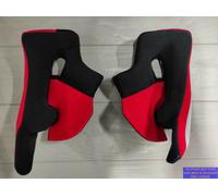 GUANCIALI CHECK PADS Clima Comfort Red per NOLAN N86 TAGLIA XL