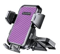 GUANDA TECHNOLOGIES CO., LTD. Supporto per telefono CD, aggiornato per auto, compatibile con custodie spesse, regolabile a 360°, universale, per slot CD da auto, per iPhone e telefoni cellulari