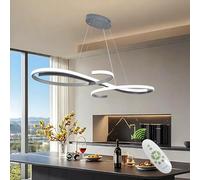 Guang Shuo Lampada a Sospensione a LED Moderna per Tavolo da Pranzo, Lunga 100 cm, Lampada da Pranzo Dimmerabile, Lampada da Cucina, Lampada a Sospensione Dimmerabile