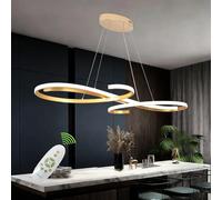 Guang Shuo Moderne LED Pendelleuchte Esstisch L120cm Esszimmerlampe Dimmbar Küchenlampe Dimmbar Hängelampe LED Hangend Linear Design Pendellampe für Küche
