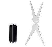 Guangcailun 2 pezzi di chiodi innovativi a doppia testa a forma di forbice fai da te, strumento resistente per l'arte