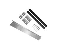 Guangcailun 2 Piccole staffe in Acciaio Inossidabile dall'aspetto Semplice, Striscia di Ricambio Resistente all'Usura per stufe, Resistente all'Usura, Aspetto Semplice, Calore, Nastro, 77x6x3cm