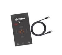 Guangcailun Adattatore audio ad definizione, scheda audio esterna USB, accessorio plug and play con scheda stereo a 1 canale per computer portatile esterno, driver gratuito