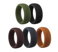 Guangcailun Anelli in silicone morbidi ed elastici alla moda, resistenti ai graffi e ai danni, adatti per l'uso quotidiano, elastici, anelli flessibili, comodi e durevoli, sportivi in silicone con