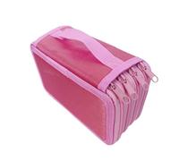 Guangcailun Astuccio portapenne grande e carino da 72, 4 scatole, materiale scolastico in tessuto Oxford, penna, matita, arte, carino, materiale scolastico, rosa