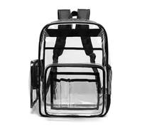 Guangcailun Borsa trasparente Zaino trasparente resistente per eventi scolastici Concerti College Zaino trasparente in PVC per eventi allo stadio, UN